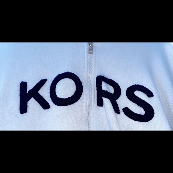 Light Blue Michael Kors Hoodie - Picture 7 of 8